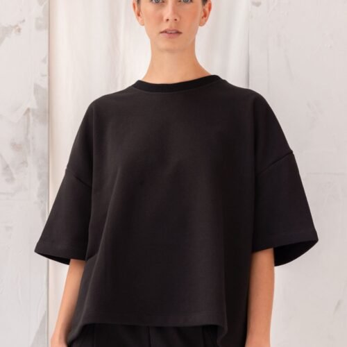 Joy Sweatshirt Tee | Black