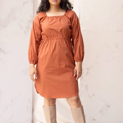 Rose Dress | Burnt Sienna