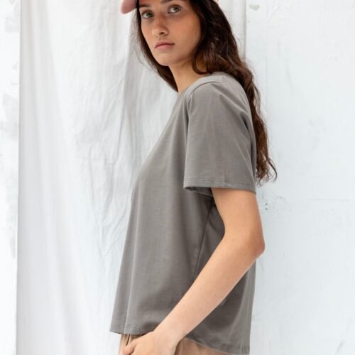 Key Tee | Grey Sage